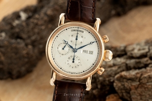 Chronoswiss Sirius chronograph 18 ct red gold automatic Kal. ETA 7750 Ref. CH-7541 R