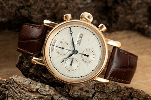 Chronoswiss Sirius chronograph 18 ct red gold automatic Kal. ETA 7750 Ref. CH-7541 R