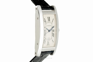 Cartier Tank Americaine 18 ct white gold automatic Kal. 077 Ref. 2490