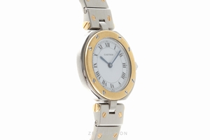 Cartier Santos Ronde steel / gold quartz Kal. 81 Ref. 8191