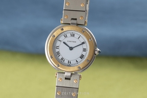 Cartier Santos Ronde steel / gold quartz Kal. 81 Ref. 8191