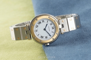 Cartier Santos Ronde steel / gold quartz Kal. 81 Ref. 8191