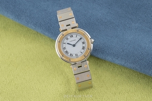 Cartier Santos Ronde steel / gold quartz Kal. 81 Ref. 8191