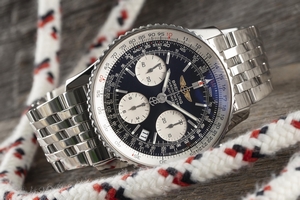 Breitling Navitimer chronograph steel automatic Kal. B23 Ref. A23322