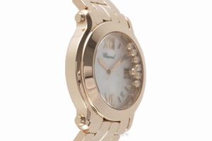 Chopard Happy Sport 18 ct red gold quartz Ref. 277472-5001