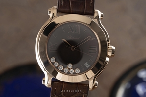 Chopard Happy Sport 18 ct red gold quartz Ref. 4183