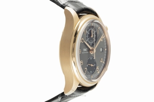 IWC Portugieser chronograph 18 ct red gold automatic Kal. C.89361 Ref. IW390405