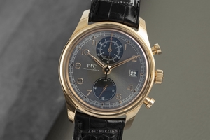 IWC Portugieser chronograph 18 ct red gold automatic Kal. C.89361 Ref. IW390405