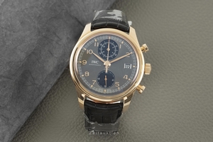 IWC Portugieser chronograph 18 ct red gold automatic Kal. C.89361 Ref. IW390405