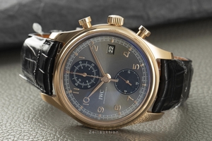 IWC Portugieser chronograph 18 ct red gold automatic Kal. C.89361 Ref. IW390405