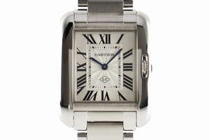 Cartier Tank steel quartz Kal. 157 Ref. W5310044, 3704