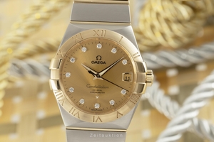 Omega Constellation steel / gold automatic Kal. 8500 Ref. 123.20.38.21.58.001