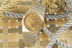 Omega Constellation steel / gold automatic Kal. 8500 Ref. 123.20.38.21.58.001