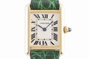 Cartier Tank 18 ct gold quartz Kal. 057 Ref. W1529856