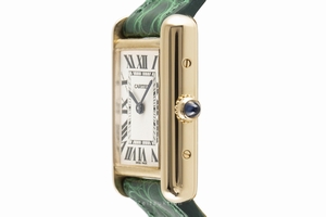 Cartier Tank 18 ct gold quartz Kal. 057 Ref. W1529856