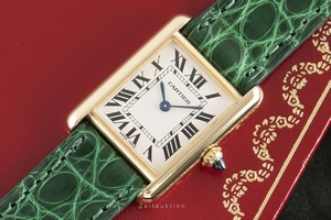 Cartier Tank 18 ct gold quartz Kal. 057 Ref. W1529856