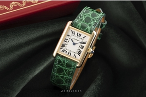 Cartier Tank 18 ct gold quartz Kal. 057 Ref. W1529856