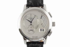 Glashutte Original PanoGraph chronograph steel manual winding Kal. GUB 61 Ref. 61-01-02-02-04