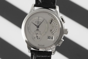 Glashutte Original PanoGraph chronograph steel manual winding Kal. GUB 61 Ref. 61-01-02-02-04