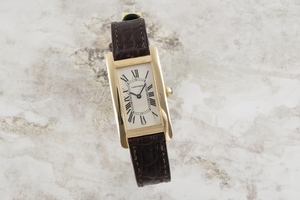 Cartier Tank Americaine 18 ct gold quartz Kal. 90.06 Ref. 1720