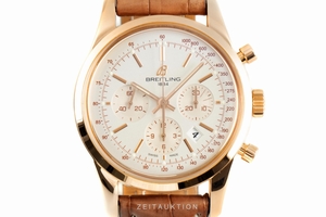 Breitling Transocean chronograph 18 ct red gold automatic Kal. B01 Ref. RB0152