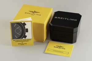 Breitling Chronomat chronograph 18 ct white gold automatic Kal. B13 Ref. J13050.1