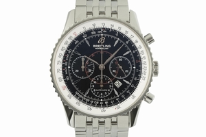 Breitling Montbrillant chronograph steel automatic Kal. B41 Ref. A41370