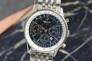 Breitling Montbrillant chronograph steel automatic Kal. B41 Ref. A41370