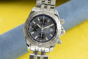 Breitling Evolution chronograph steel automatic Kal. B13 Ref. A13356