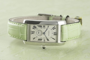 Cartier Tank Americaine 18 ct white gold quartz Kal. 012 Ref. 3012905