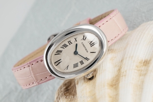 Cartier Baignoire 18 ct white gold quartz Kal. 057 Ref. 1955