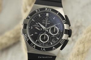 Omega Constellation chronograph titanium automatic Kal. 3313 Ref. 121.92.35.50.01.001