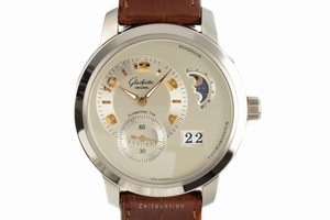 Glashutte Original PanoMaticLunar 18 ct white gold automatic Kal. GUB 90