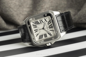 Cartier Santos 100 steel automatic Kal. 049 Ref. 2656