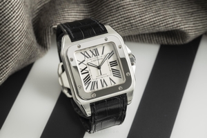 Cartier Santos 100 steel automatic Kal. 049 Ref. 2656