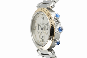 Cartier Pasha chronograph steel / gold automatic Kal. 205 Ref. 2113
