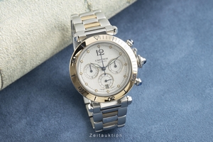 Cartier Pasha chronograph steel / gold automatic Kal. 205 Ref. 2113