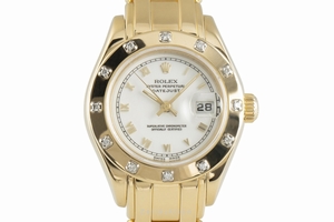 Rolex Datejust 18 ct gold automatic Kal. 2135 Ref. 69318
