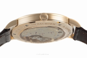 A. Lange & Sohne Saxonia 18 ct red gold manual winding Kal. L 941.1 Ref. 216.032