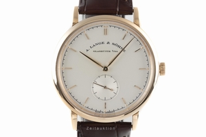 A. Lange & Sohne Saxonia 18 ct red gold manual winding Kal. L 941.1 Ref. 216.032