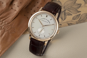 A. Lange & Sohne Saxonia 18 ct red gold manual winding Kal. L 941.1 Ref. 216.032
