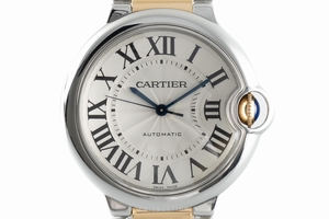 Cartier Ballon Bleu de Cartier steel / gold automatic Kal. 076 Ref. 3284