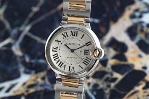 Cartier Ballon Bleu de Cartier steel / gold automatic Kal. 076 Ref. 3284