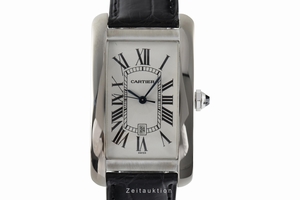 Cartier Tank Americaine 18 ct white gold automatic Kal. 120 Ref. 1741