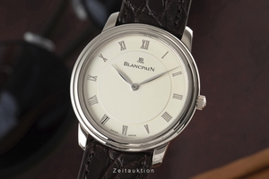Blancpain Villeret 18 ct white gold manual winding Kal. 21