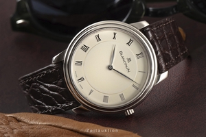 Blancpain Villeret 18 ct white gold manual winding Kal. 21