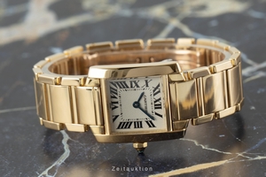 Cartier Tank Francaise 18 ct gold quartz Kal. 018B Ref. 1820