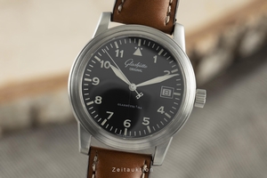 Glashutte Original Navigator steel automatic Kal. GUB 39 Ref. 39-11-07-07-04