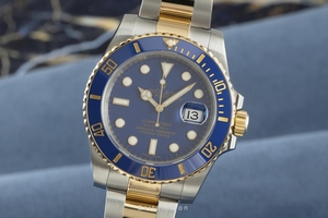 Rolex Submariner steel / gold automatic Kal. 3135 Ref. 116613LB