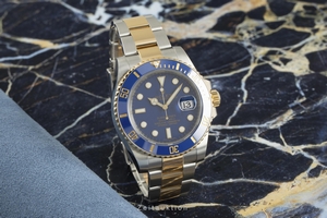 Rolex Submariner steel / gold automatic Kal. 3135 Ref. 116613LB